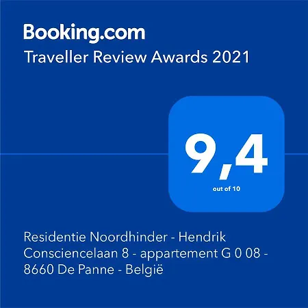 Residentie Noordhinder - Hendrik Consciencelaan 8 - Appartement G 0 08 - 8660 De Panne - Belgie Exterior photo